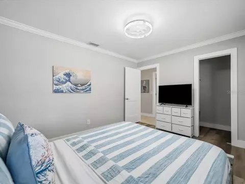 Bedroom - 4087 Gulf Coast Dr, Hernando Beach, FL 34607 photo 9 of 9