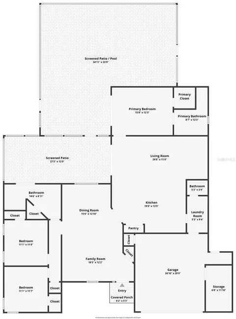 Floorplan - 8098 Shorecrest Ct, Spring Hill, FL 34606 photo 1 of 1