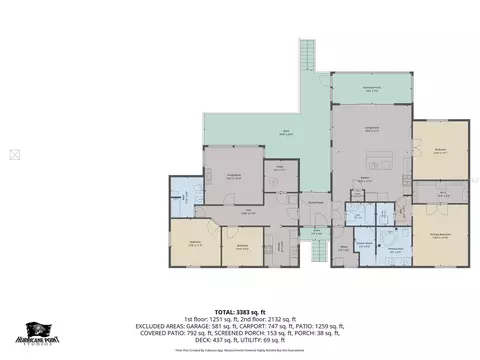 Floorplan - 3337 Mangrove Dr, Hernando Beach, FL 34607 photo 1 of 3