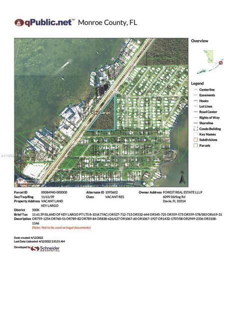Undisclosed, Key Largo, FL 33037