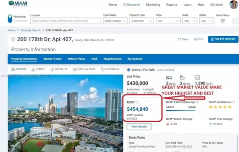 200 178th Dr #407, Sunny Isles Beach, FL 33160