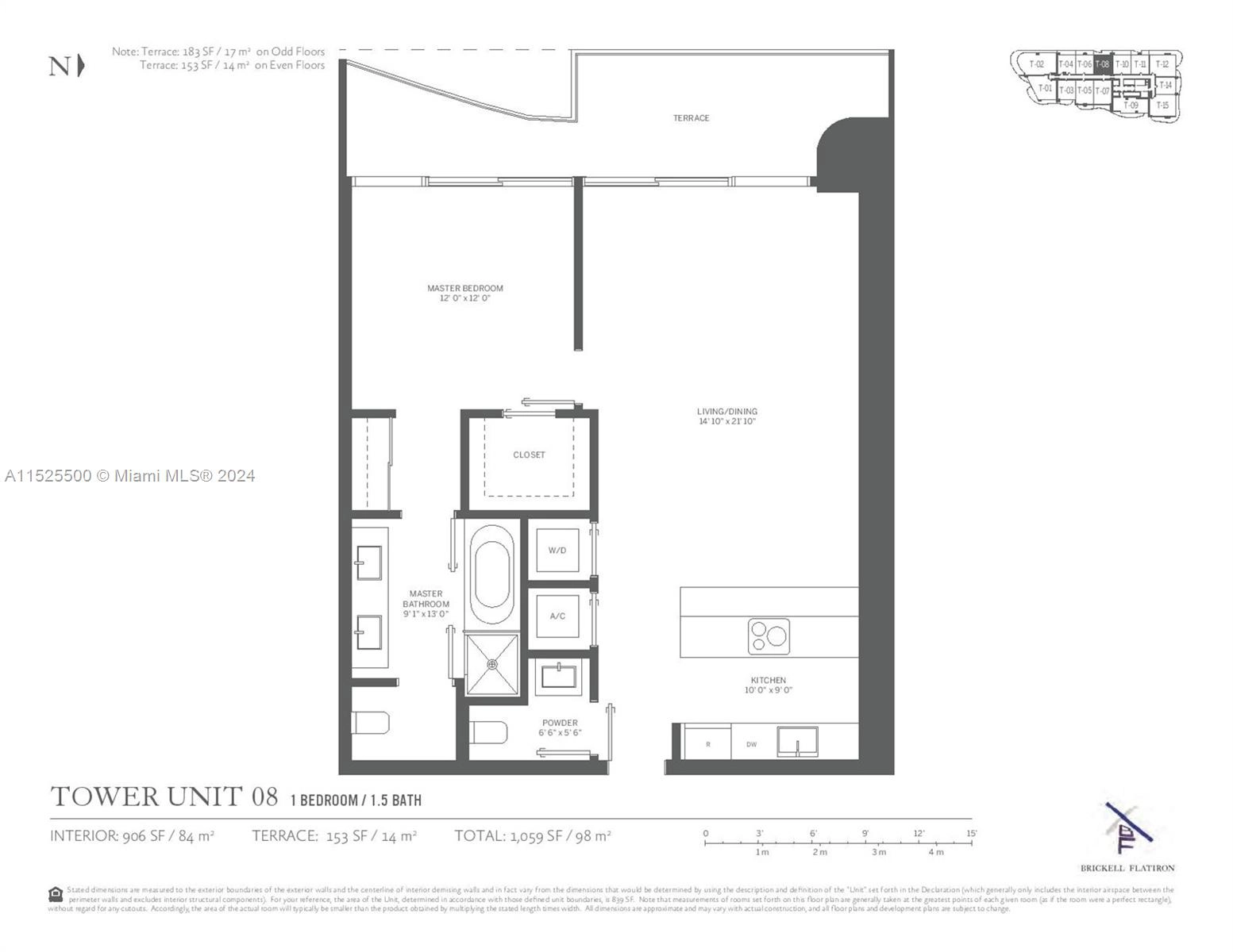 1000 Brickell Plz Unit 2808  