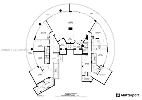 Floorplan - 2127 Brickell #2401-2, Miami, FL 33129 photo 1 of 1