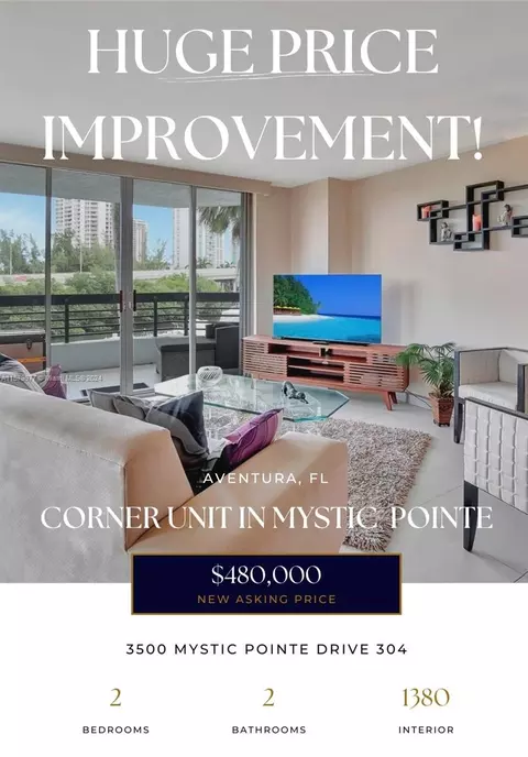 3500 Mystic Pointe Dr #304, Aventura, FL 33180