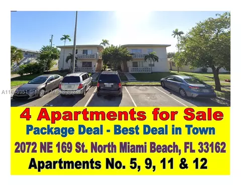 2072 NE 169th St Apt 9 11 12 5 #9, 11, 12 & 5, North Miami Beach, FL 33162