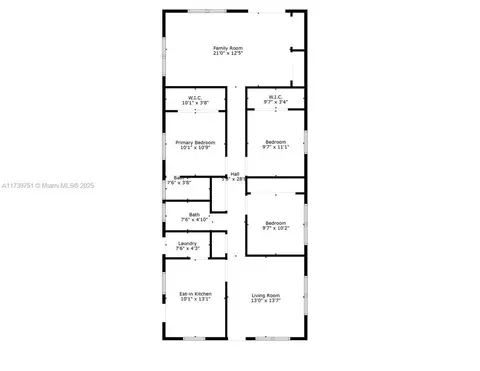 Floorplan - 1895 W 2nd Ave, Hialeah, FL 33010 photo 1 of 1