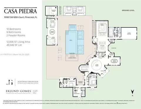 Floorplan - 10061 SW 60th Ct, Pinecrest, FL 33156 photo 1 of 2