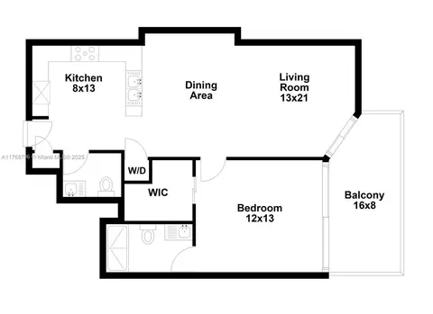 Floorplan - 1901 Brickell Ave #B2304, Miami, FL 33129 photo 1 of 1