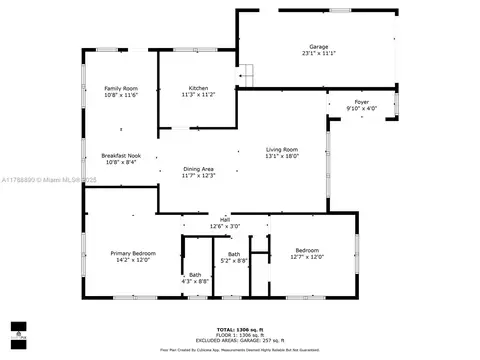 Floorplan - 552 Alminar Ave, Coral Gables, FL 33146 photo 1 of 1