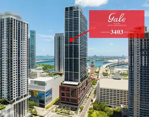 601 NE 1 #3403, Miami, FL 33132