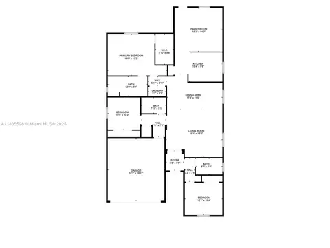 Floorplan - 11601 SW 151st Pl, Miami, FL 33196 photo 1 of 1