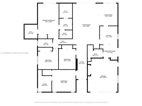 Floorplan - 4808 Mango Dr, Tamarac, FL 33319 photo 1 of 1