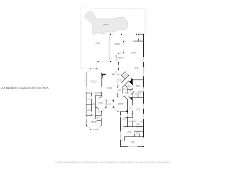 Floorplan - 13400 SW 83rd Ave, Pinecrest, FL 33156 photo 1 of 1