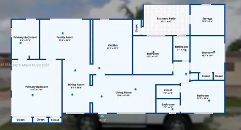 Floorplan - 453 W 40th Pl, Hialeah, FL 33012 photo 1 of 1
