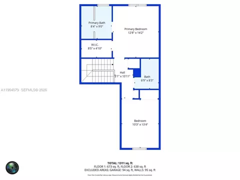 Floorplan - 22232 SW 88th Path, Cutler Bay, FL 33190 photo 3 of 3