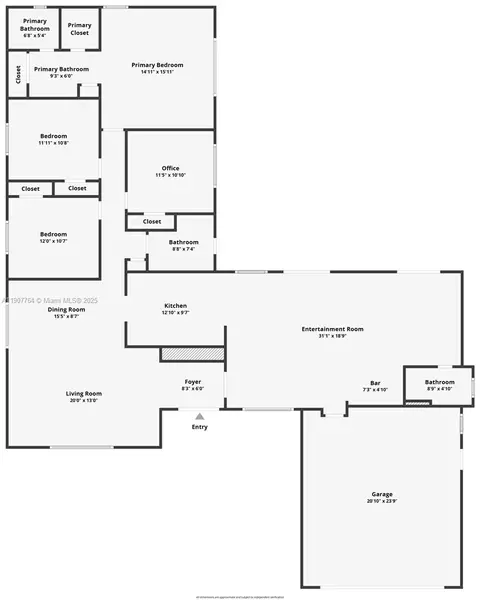 Floorplan - 15010 Dunbarton Pl, Miami Lakes, FL 33016 photo 1 of 1