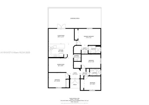 Floorplan - 7416 W 32nd Ave, Hialeah, FL 33018 photo 1 of 1