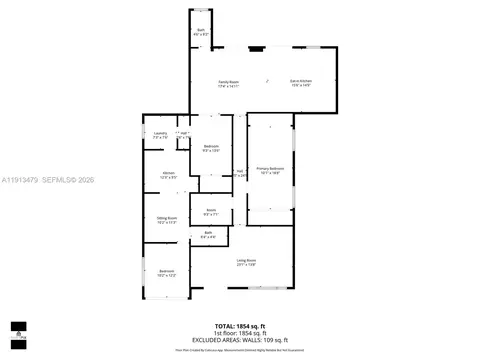 Floorplan - 311 E 51st St, Hialeah, FL 33013 photo 1 of 2