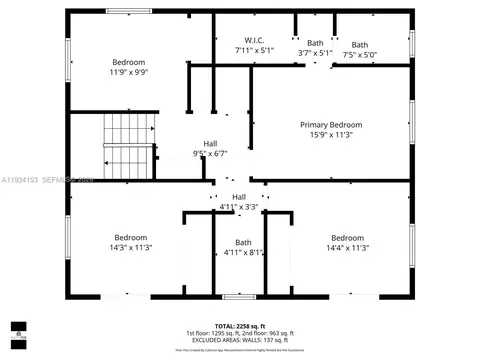 Floorplan - 4141 W 4th Ave, Hialeah, FL 33012 photo 2 of 3