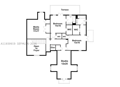 Floorplan - 10001 SW 60th Ct, Pinecrest, FL 33156 photo 2 of 2