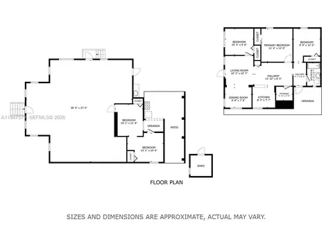 Floorplan - 151 W 44th St, Hialeah, FL 33012 photo 3 of 3