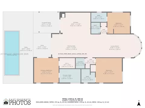 Floorplan - 9448 Abbott Ave, Surfside, FL 33154 photo 1 of 1