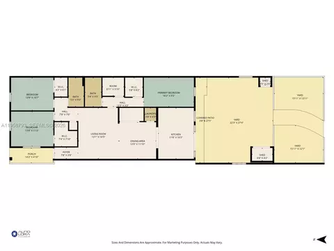 Floorplan - 1594 W 73rd St, Hialeah, FL 33014 photo 1 of 1