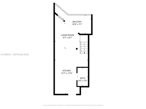 Floorplan - 60 SW 13th St #4414, Miami, FL 33130 photo 3 of 3