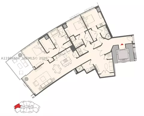 851 NE 1st Ave #3601, Miami, FL 33132