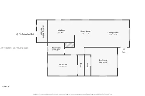 Floorplan - 440 E 37th St, Hialeah, FL 33013 photo 2 of 3