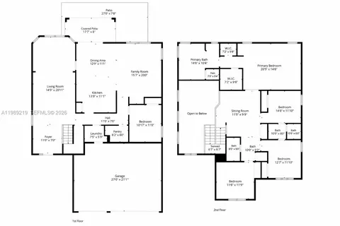 Floorplan - 3936 Cascade Ter, Weston, FL 33332 photo 1 of 1