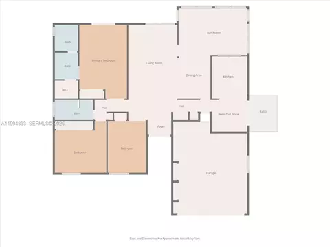 Floorplan - 5669 Pinecrest Cir, Boca Raton, FL 33433 photo 1 of 1
