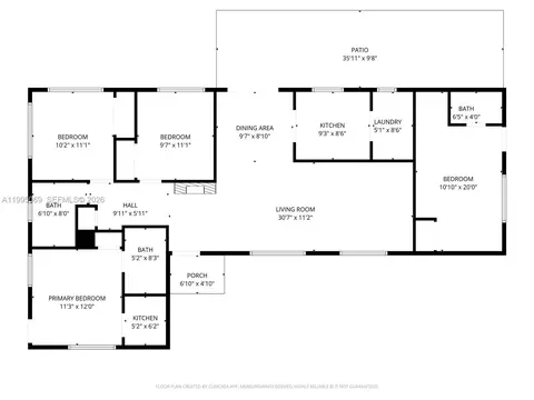 Floorplan - 2330 W 6th Ct, Hialeah, FL 33010 photo 1 of 1