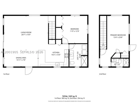 Floorplan - 20 Eagle Dr, Key Largo, FL 33037 photo 2 of 3
