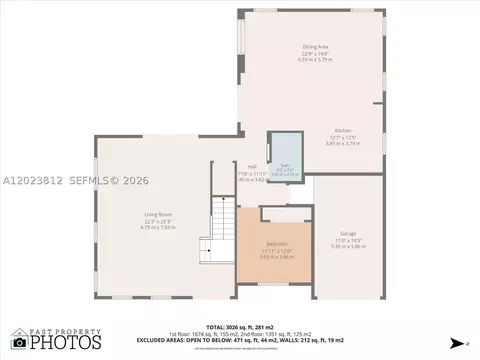 Floorplan - 2864 SW 138th Path, Miami, FL 33175 photo 2 of 3