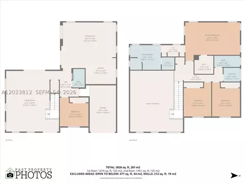 Floorplan - 2864 SW 138th Path, Miami, FL 33175 photo 1 of 3