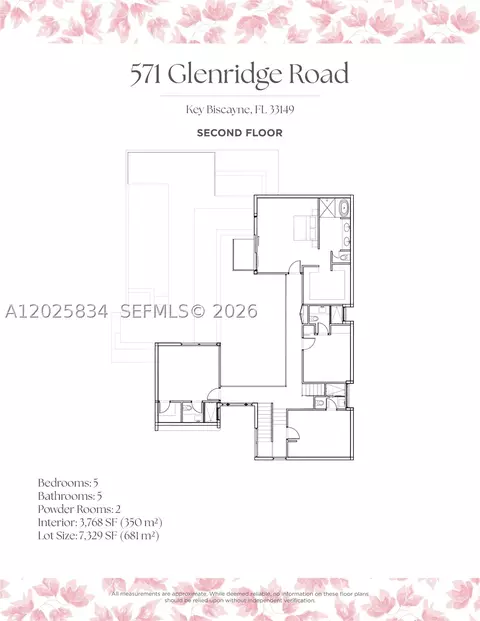 Floorplan - 571 Glenridge Rd, Key Biscayne, FL 33149 photo 2 of 3