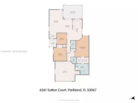 Floorplan - 6561 Sutton Ct, Parkland, FL 33067 photo 1 of 1