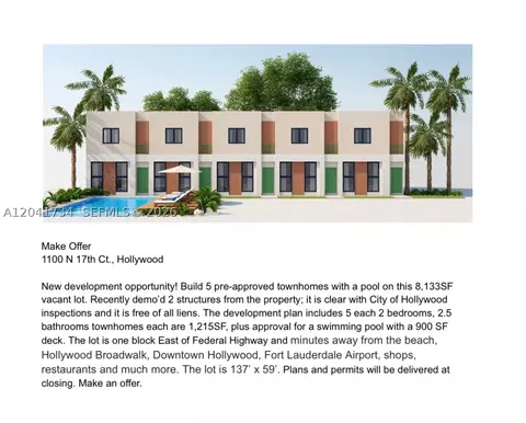 1100 N 17th Ct, Hollywood, FL 33020