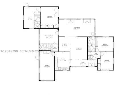 Floorplan - 8197 W 14th Ct, Hialeah, FL 33014 photo 1 of 1