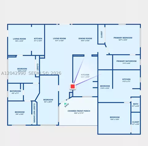 Floorplan - 11512 NW 58th Ave, Hialeah, FL 33012 photo 1 of 1