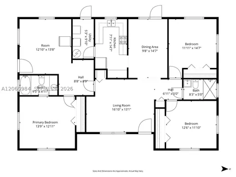 Floorplan - 430 SE 7th Ave, Hialeah, FL 33010 photo 1 of 1