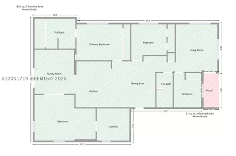 Floorplan - 3685 W 9th Ave, Hialeah, FL 33012 photo 1 of 1
