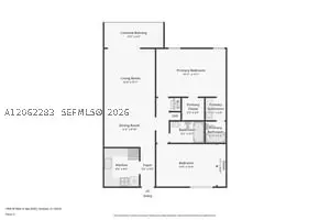 Floorplan - 1900 W 68th St #B203, Hialeah, FL 33014 photo 1 of 1