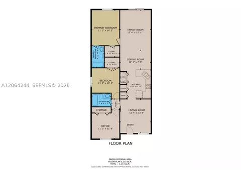 Floorplan - 5465 W 21st Ct, Hialeah, FL 33016 photo 1 of 1