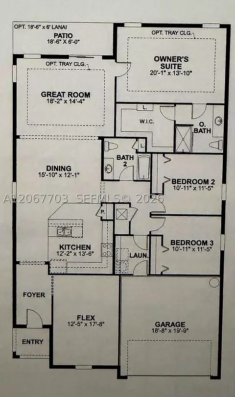 Floorplan - 9808 Last Light Gln, Parrish, FL 34219 photo 1 of 1