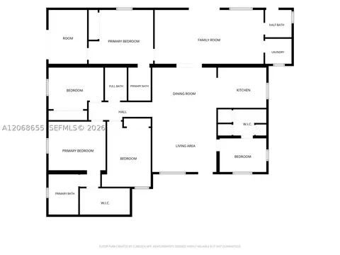 Floorplan - 700 W 51st Pl, Hialeah, FL 33012 photo 1 of 1
