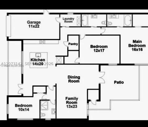Floorplan - 932 Bird Rd, Coral Gables, FL 33146 photo 1 of 1