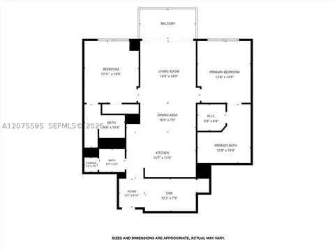 Floorplan - 88 SW 7th St #2204, Miami, FL 33130 photo 1 of 1