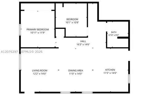 Floorplan - 233 W 39th Pl, Hialeah, FL 33012 photo 1 of 3